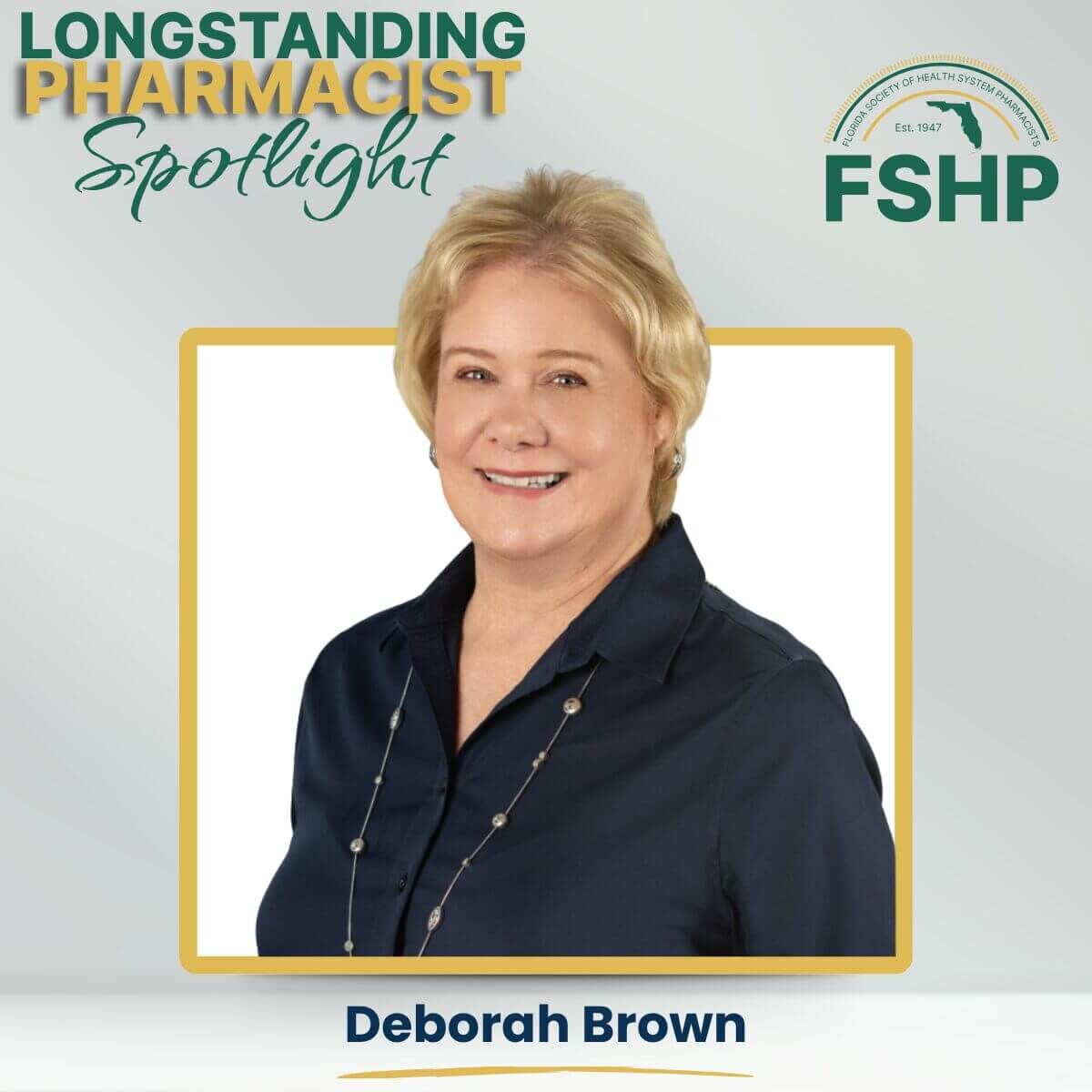 Deborah Brown Longstanding Pharmacist Spotlight